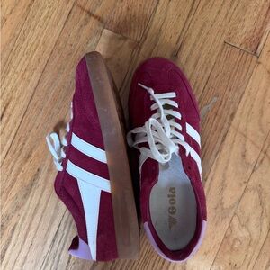 Gola Red and White Sneakers